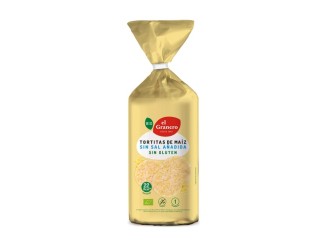 Tortitas de maíz sin sal añadida sin gluten Bio