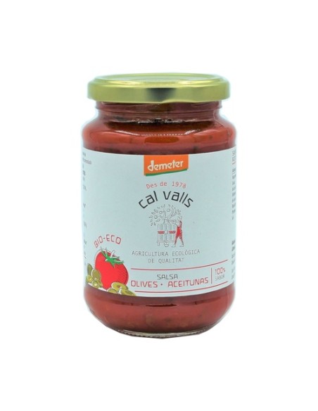 Salsa de tomate con olivas verdes 350 g Cal Valls