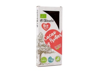 Turrón cacao frutas Eco sin gluten, sin azúcar