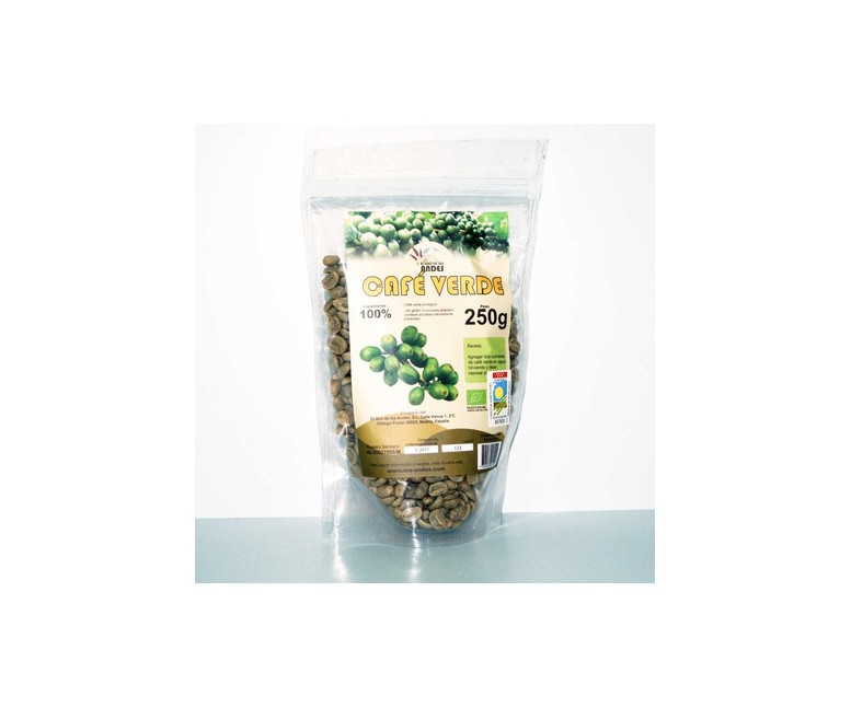 Café Perú Verde Grano 250 g El Oro de los Andes