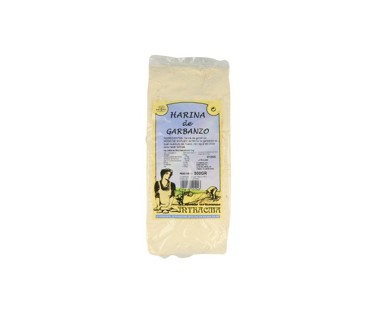 Harina de Garbanzo 500 g de polvo Intracma