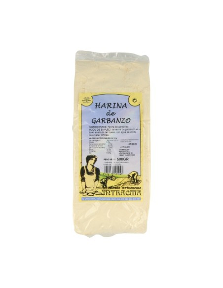 Harina de Garbanzo 500 g de polvo Intracma