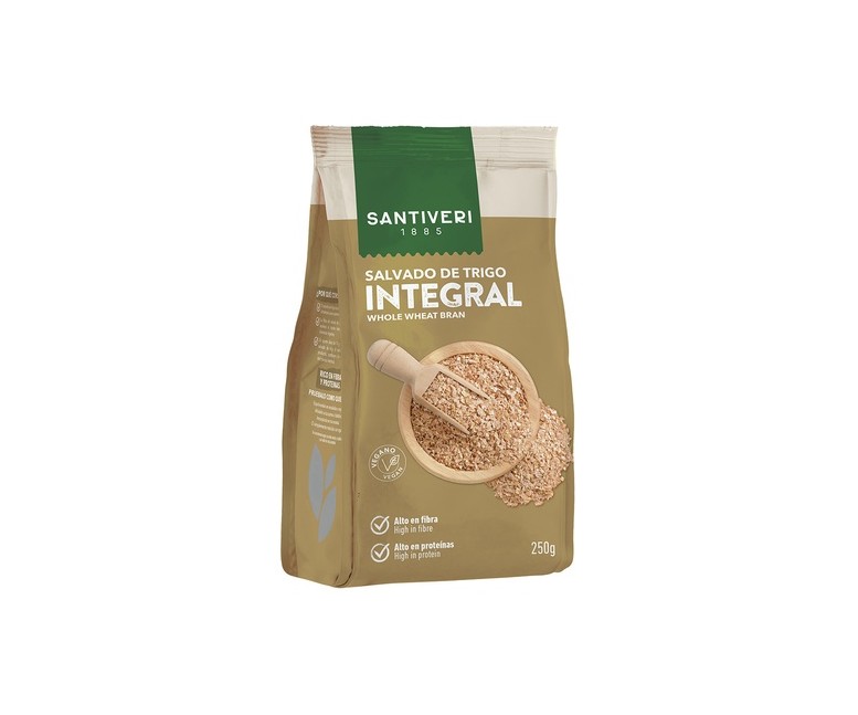 Salvado de trigo integral 250 g Santiveri