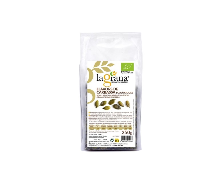 Semillas de calabaza Eco 250 g La Grana