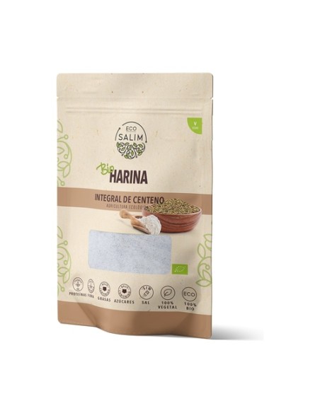 Harina centeno integral Eco 500 g de polvo Eco Salim