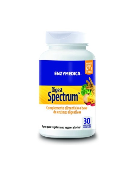 Digest Spectrum 30 cápsulas vegetales Enzymedica