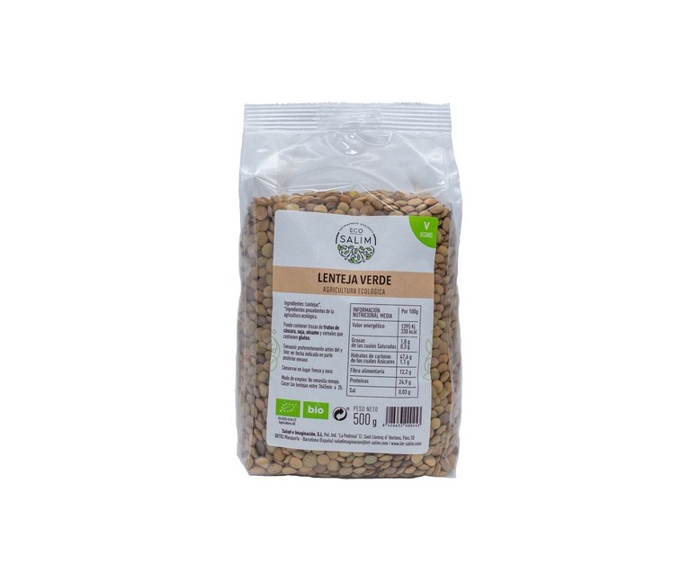 Lenteja verde Eco 500 g Eco Salim