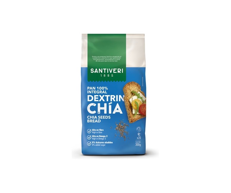 Pan Dextrin con Semillas de chía 300 g Santiveri
