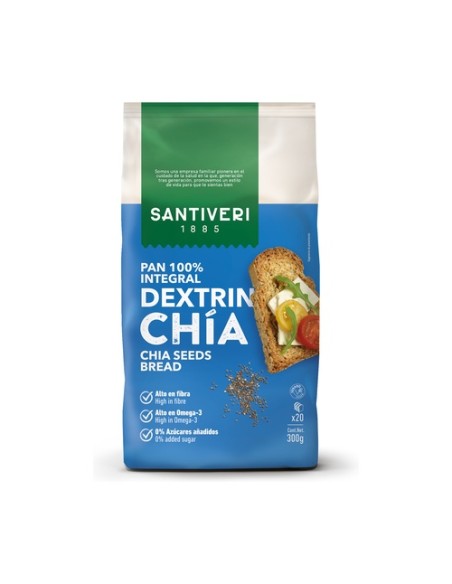 Pan Dextrin con Semillas de chía 300 g Santiveri
