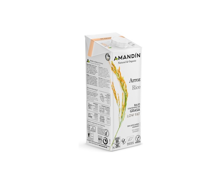 Bebida de arroz 1 L Amandin