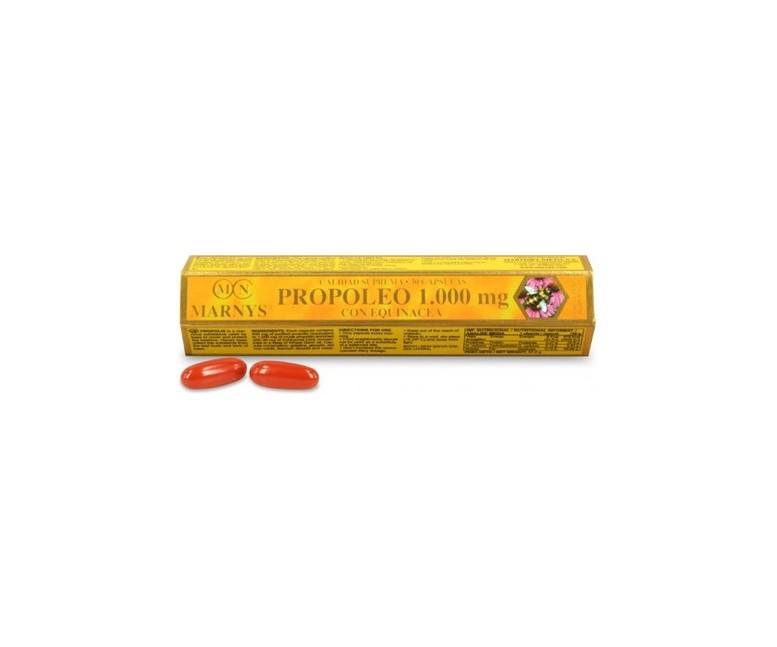 Propóleo con Equinácea 30 cápsulas de 1000mg MARNYS®