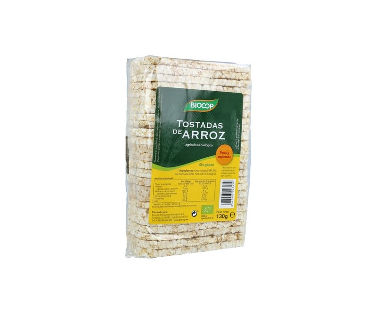 Tostadas de Arroz Bio 130 g Biocop