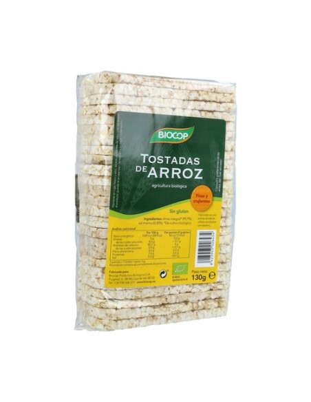 Tostadas de Arroz Bio 130 g Biocop