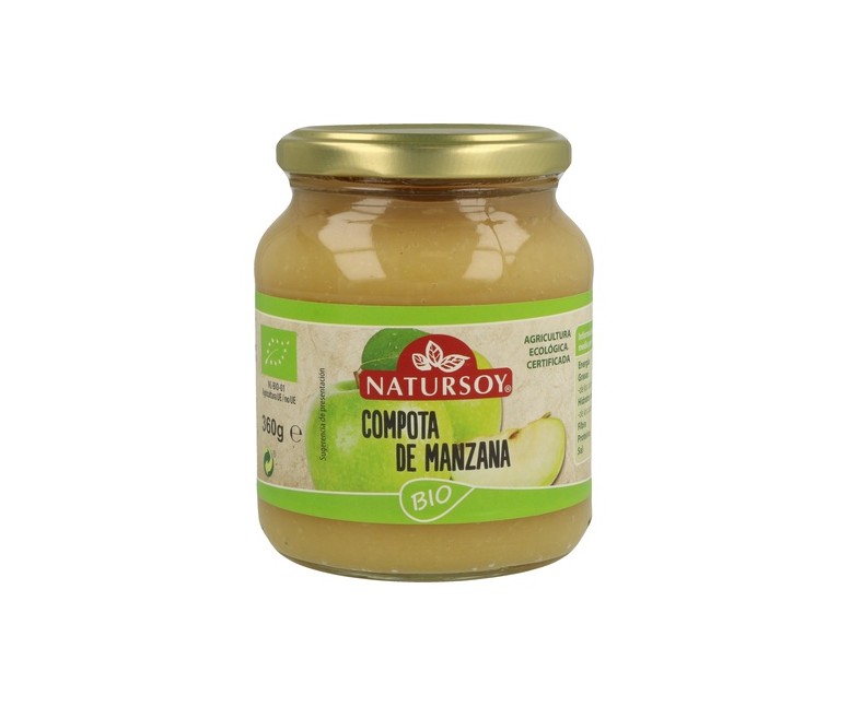 Compota de Manzana Bio 360 g Natursoy
