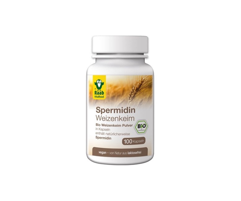 Germen de trigo de espermidina Bio 100 cápsulas Raab