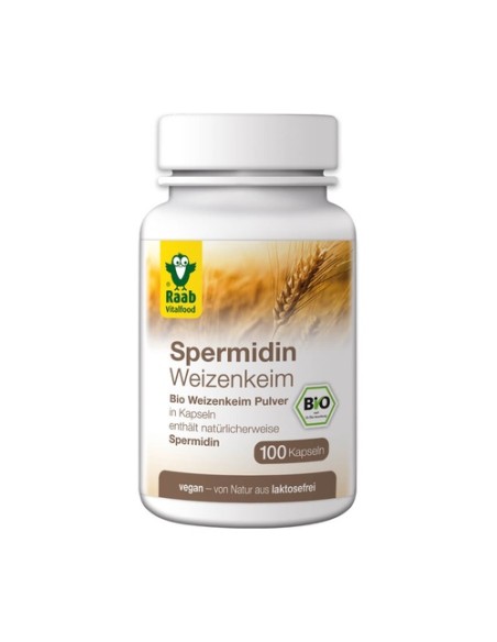 Germen de trigo de espermidina Bio 100 cápsulas Raab