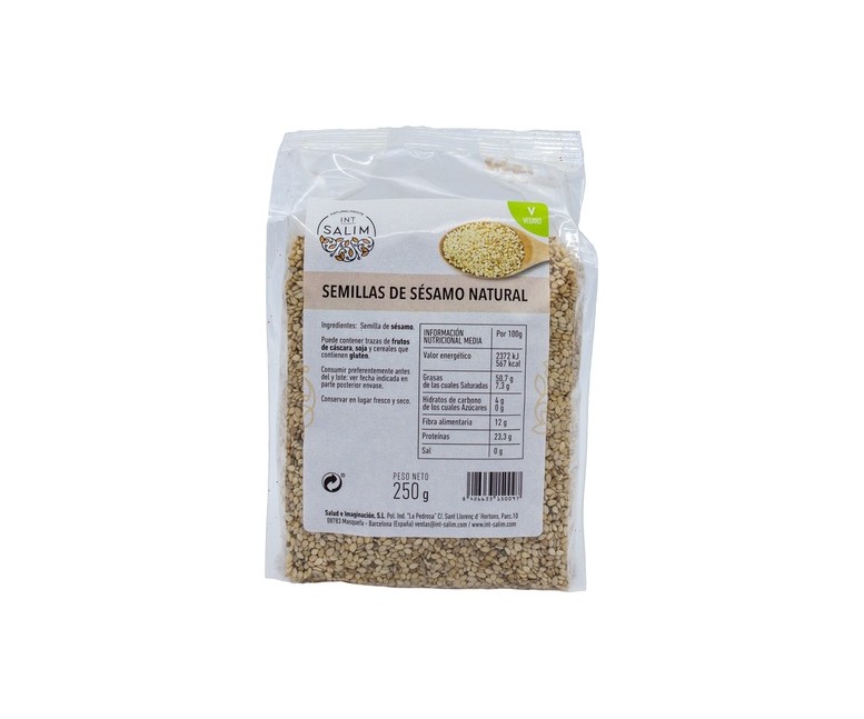 Sésamo Crudo Natural 250 g Int-Salim