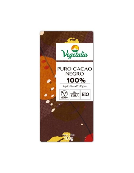 Chocolate negro 100% Bio 100 g (Chocolate) Vegetalia