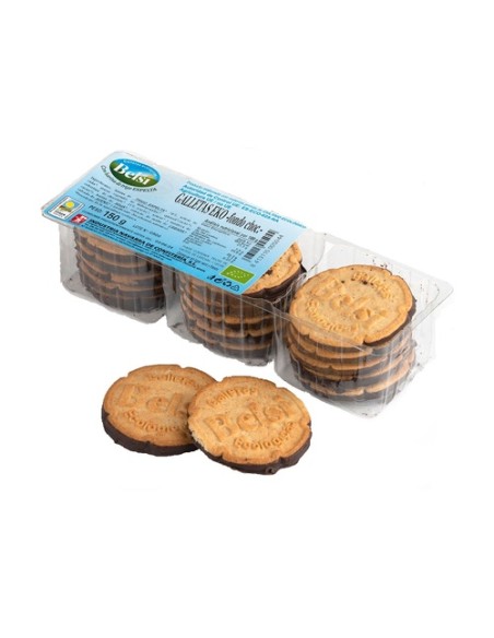 Galletas eko espelta con fondo de chocolate 150 g Belsi