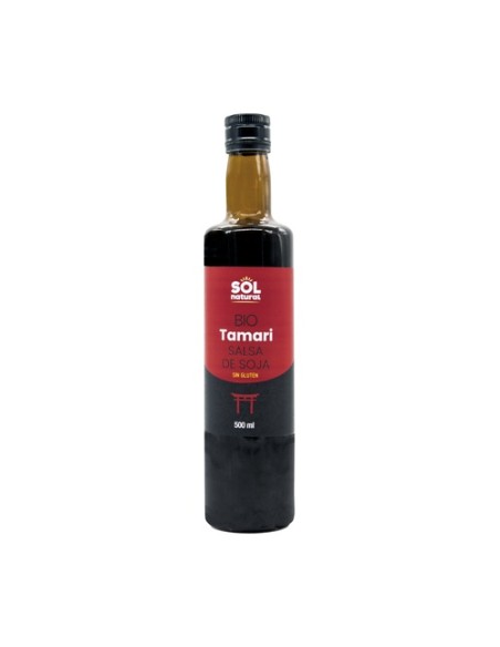 Tamari salsa de soja grande sin gluten Bio 500 ml Sol Natural