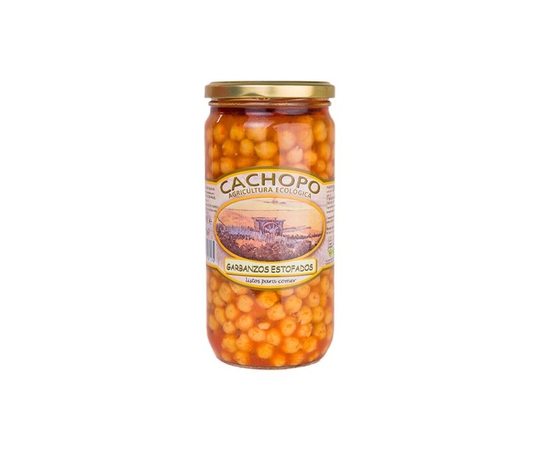 Garbanzos estofados Eco 720 g Cachopo