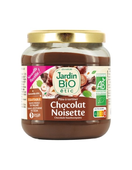 Crema de cacao con avellanas 350 g Jardin Bio