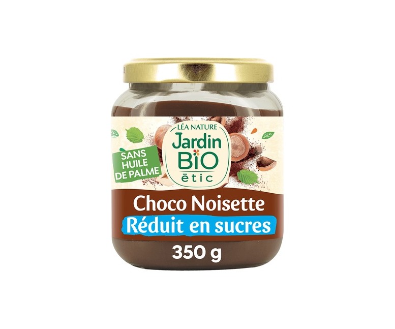 Crema de chocolate con avellanas 350 g Jardin Bio