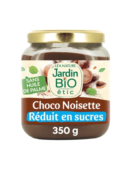 Crema de chocolate con avellanas 350 g Jardin Bio