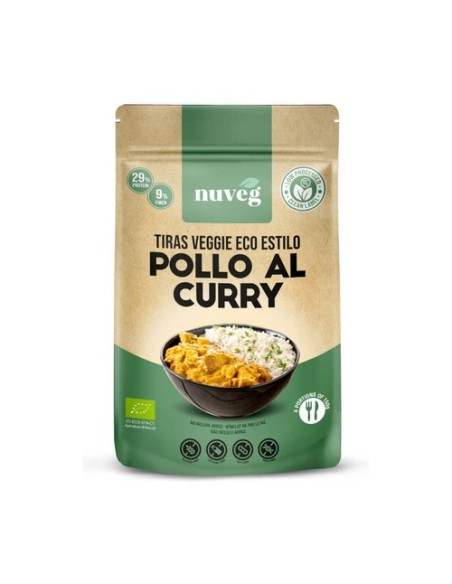 Pollo vegano al curry Eco 165 g Nuveg