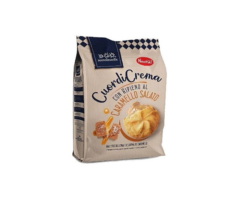 Galleta rellena crema caramelo 200 g (Caramelo) SOTTOLESTELLE