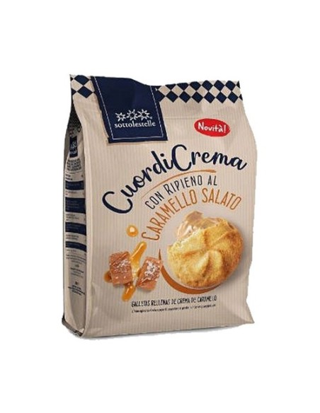 Galleta rellena crema caramelo 200 g (Caramelo) SOTTOLESTELLE