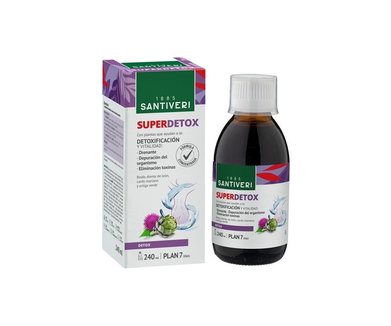 Jarabe Superdetox 240 ml Santiveri
