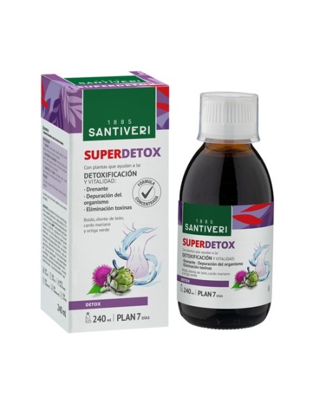 Jarabe Superdetox 240 ml Santiveri