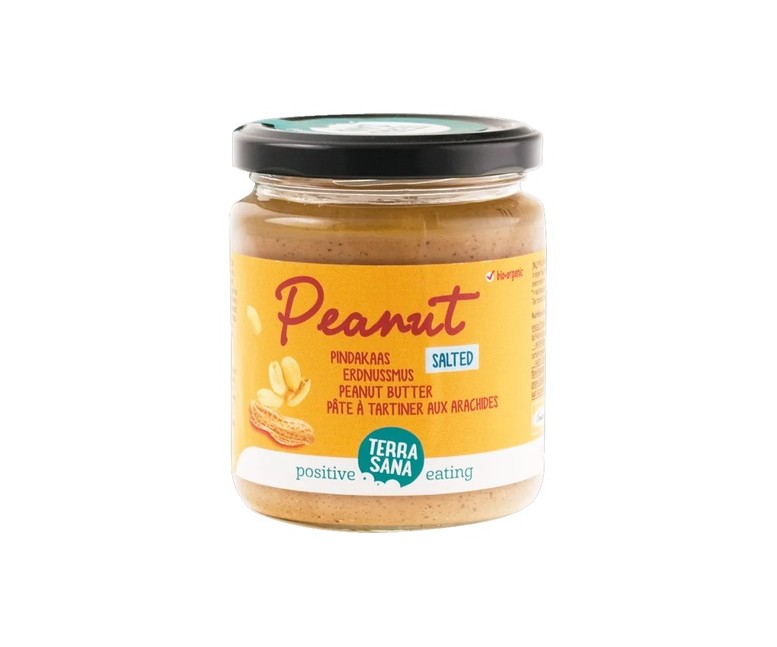 Crema de Cacahuete con Sal del Himalaya 250 g Terrasana
