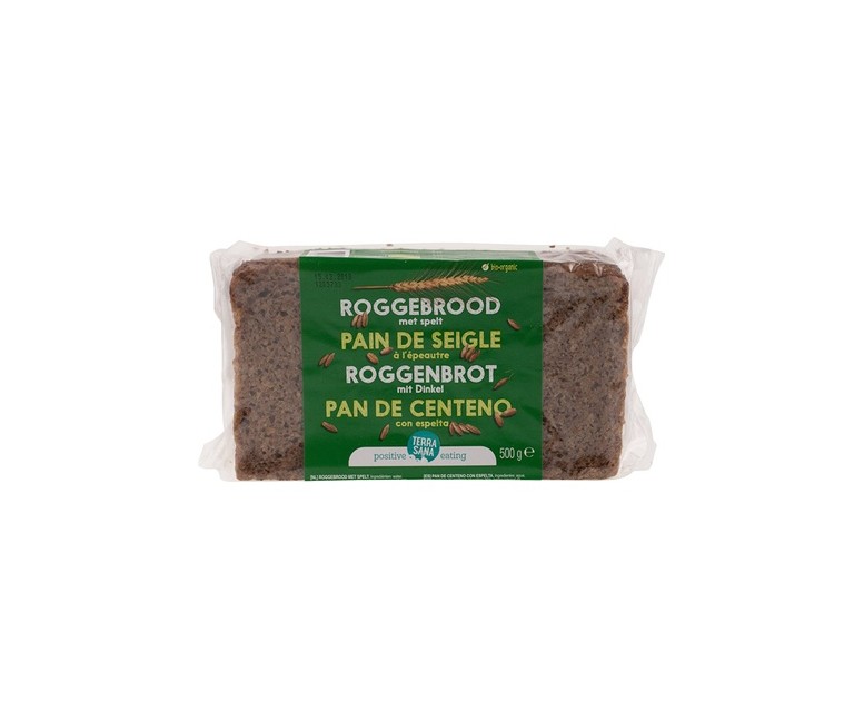Pan integral de centeno con espelta 500 g Terrasana