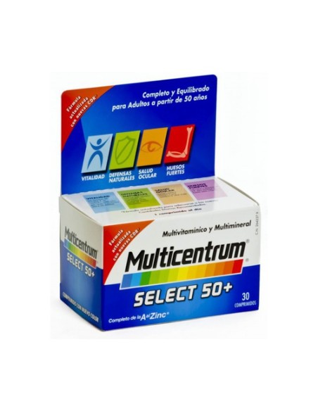 Multicentrum Select 50+ 30 comprimidos Multicentrum
