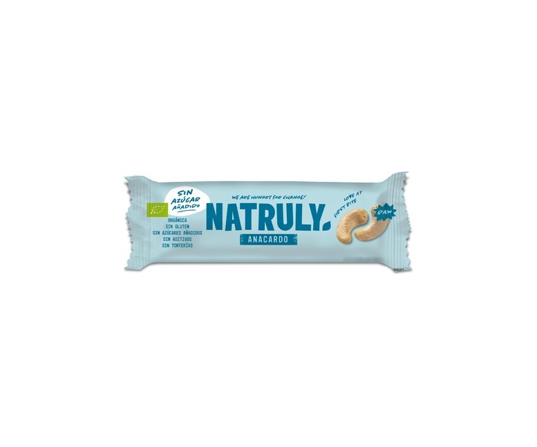 Pack 24 barritas raw de anacardos Bio 24 barritas de 40 g Natruly