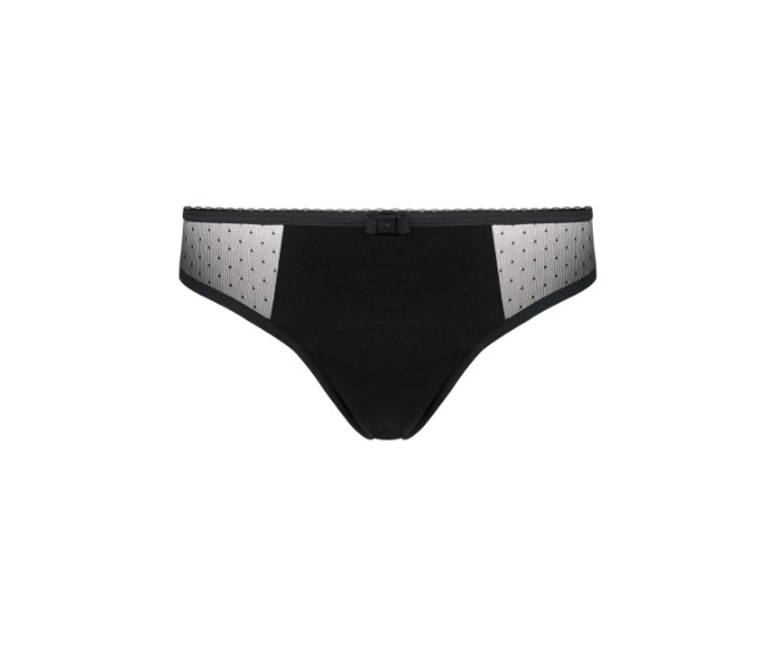 Braguita menstrual algodón orgánico y bambú negro XL 1 unidad My Alma