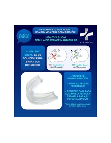 Healthy bucal ferula antironquidos 1 unidad Healthy Vida