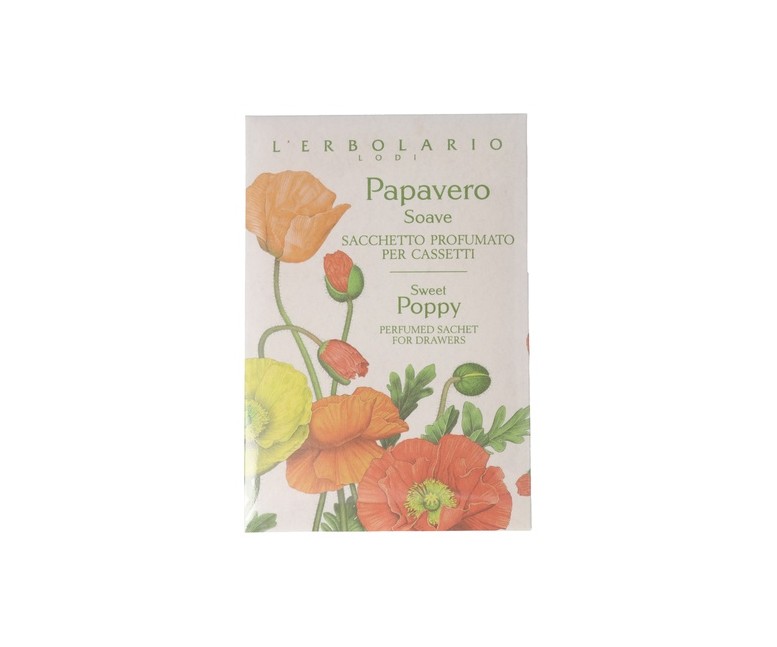Saquito Perfumado para Cajones Papavero Soave 1 unidad L'Erbolario