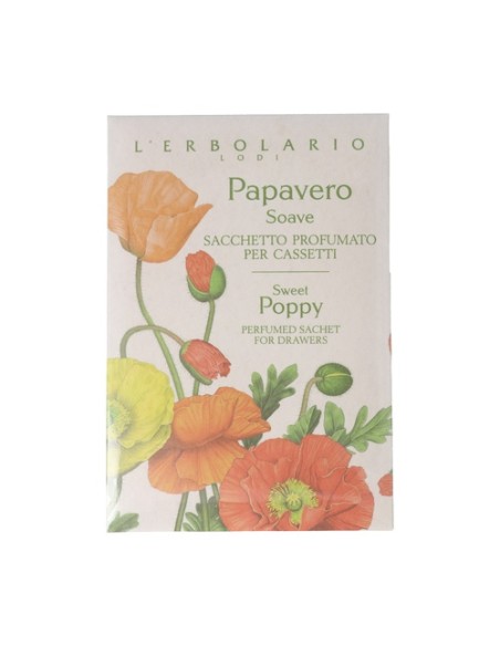 Saquito Perfumado para Cajones Papavero Soave 1 unidad L'Erbolario