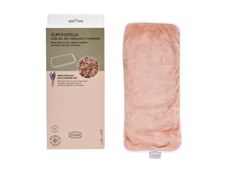 Almohadilla con sal himalaya y lavanda