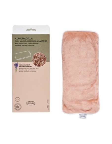 Almohadilla con sal himalaya y lavanda 1 unidad (Rosa) Irisana