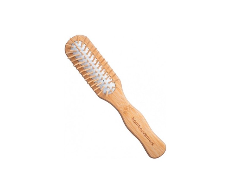Cepillo para el pelo de bambú FSC alargado 1 unidad BAMBOOVEMENT