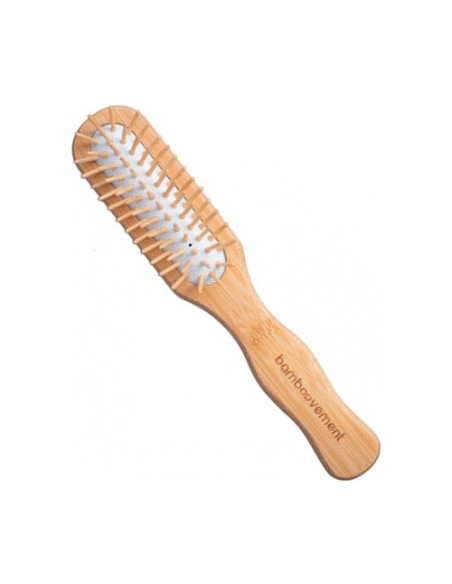 Cepillo para el pelo de bambú FSC alargado 1 unidad BAMBOOVEMENT