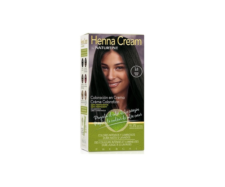 Henna cream 1.0 - negro 1 unidad Naturtint