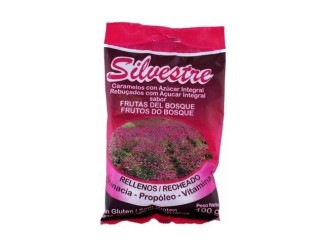 Caramelos frutas del bosque rellenos