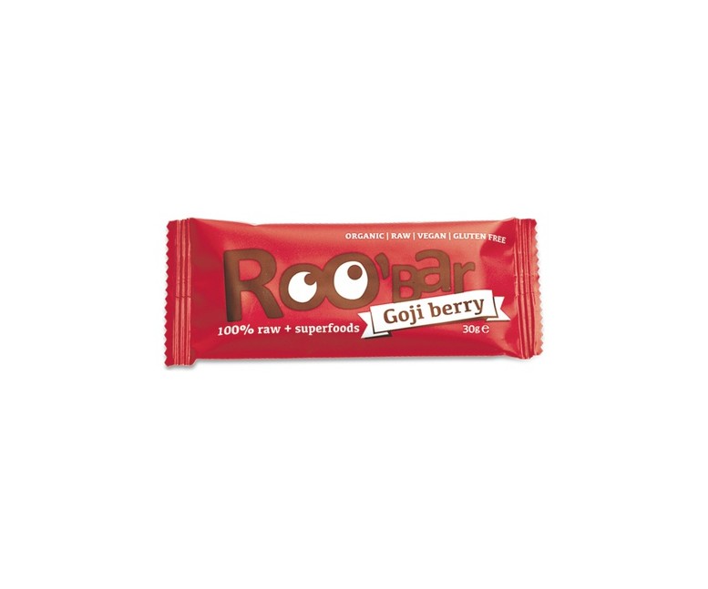 Barra 100% cruda - goji 1 barrita de 30g Roobar
