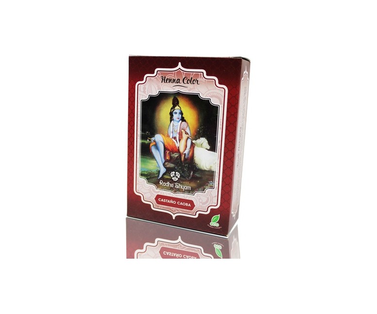 Henna Color Castaño Caoba 1 unidad Radhe Shyam