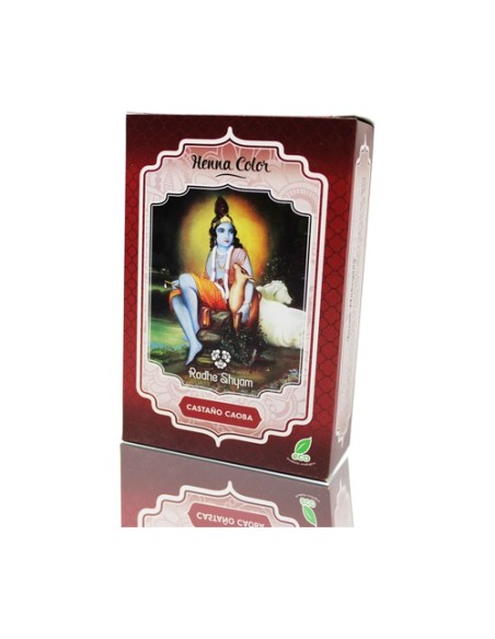 Henna Color Castaño Caoba 1 unidad Radhe Shyam